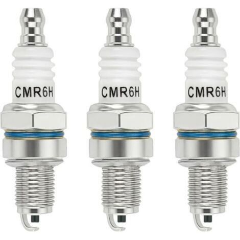 3 Pièces CMR6H Bougie d'Allumage pour Stihl MS170 MS171 MS181 MS211 FS90 MS231 MS241 FS100 FS110 BG56 NGK 3365 CMR6H Bougie pour Tondeuse Souffleurs Débroussailleuses Tronconneuse (1/5)