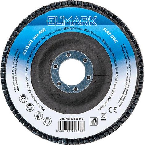 DISCO LAMELLARE 125X22,2MM A-80
