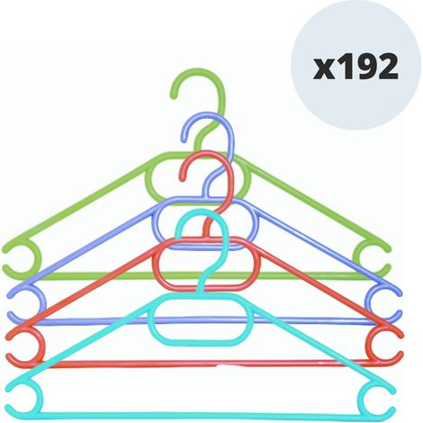 Pack 192 perchas infantiles 34cm Multicolor MSV