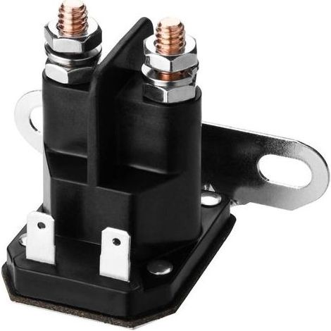 Solénoïde de démarreur pour tracteur tondeuse autoporté John Deere AM138068 Cub Cadet 725-04439 MTD Troy-Bilt Trombetta 862-1211-211-16 (1/4)