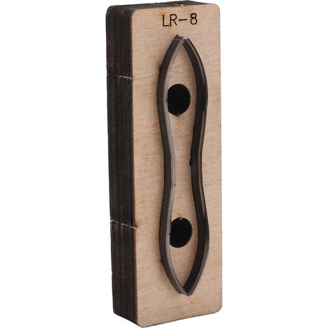 Moule de découpe en acier allié LR 8 pour poinçonnage DIY - Gabarit artisanal en métal et cuir, accessoires de coupe créative (1/5)