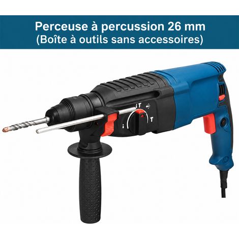 Perforateur Burineur Électrique 220V Réversible gris foncé 26 machine nue manche rond 4 Cannelures 1 kg – Livraison gratuite