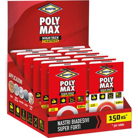 BOSTIK POLYMAX NASTRO BIAD HIGH TACK EXPRESS EXPO