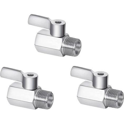 D Arr t de Pommeau de Douche Mini Vanne Boisseau Sph rique (1/5)