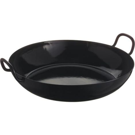RIESS Poêle gourmande noire, émaillée, ø 240 mm (1/3)