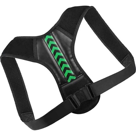 Correcteur de posture Perfect Fit, redresseur de dos ajustable, soutien lombaire, ceinture de maintien pour le dos, les épaules et la nuque, taille M (68-91 cm / 26,8-35,8 pouces). (1/5)