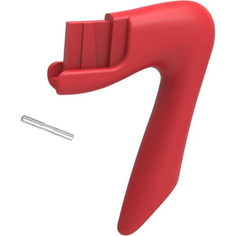 Ricambio Caffè Caffettiera Manico in Nylon Rosso Pedrini da 1/2 a 1 Tazza (1/2)