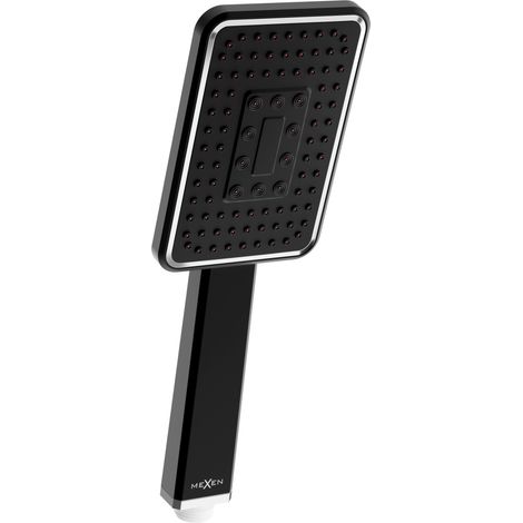Mexen R-54 maniglia doccia 1-funzione, nero/cromo - 79554-71 (1/2)