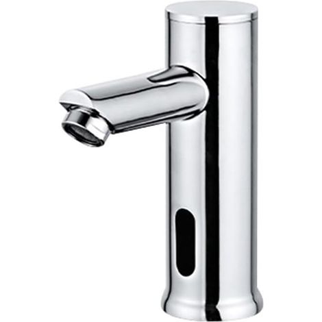 Robinet automatique à capteur intelligent, robinet de salle de bain sans contact, robinet en laiton, robinet d'évier commercial (version simplifiée (1/5)