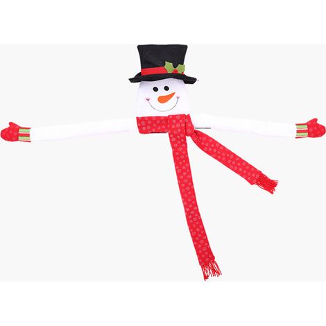 Girouette De Sapin De Noël - Décor Festif En Fil De Fer Avec Bras Positionnables - Pour Arbre Intérieur Ou Extérieur - 1 Pièce (1/5)