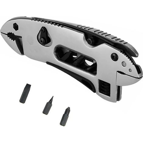 Multifunctional wrench with 7 tools - Portable - Foldable - Multifunctional - Adjustable - Stainless steel multi-tool (1/4)