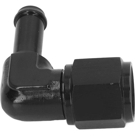 Raccord universel en alliage d'aluminium 90°, femelle 6AN vers embout cannelé 5/16", adaptateur pour ligne d'huile, carburant, eau, fluide et air (1/5)