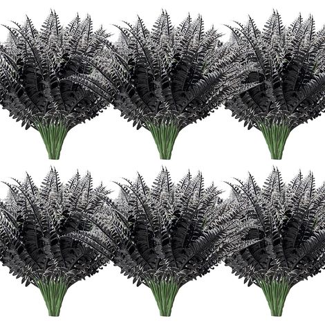 Boston Fern - 14 In - UV Résistant - Pour Extérieur Intérieur - Fenêtre Balcon Jardin - 8 Pièces (1/5)