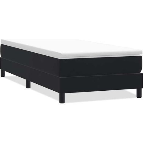 Maison Exclusive - Giroletto a Molle senza Materasso Nero 100x210 cm in Velluto