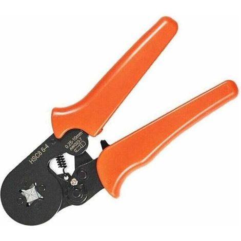 HSC8 6-4 Crimping Tool, Tubular Crimping Tool, VE Self-Adjusting Cold Press Terminal, Needle Shape, 0.25-10 mm, Four Sides (1/5)