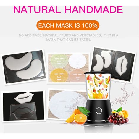 Machine à Masques Visage DIY Automatique - Extracteur de Jus pour Masques aux Fruits et Légumes - Appareil de Soin Facial à Domicile (1/4)