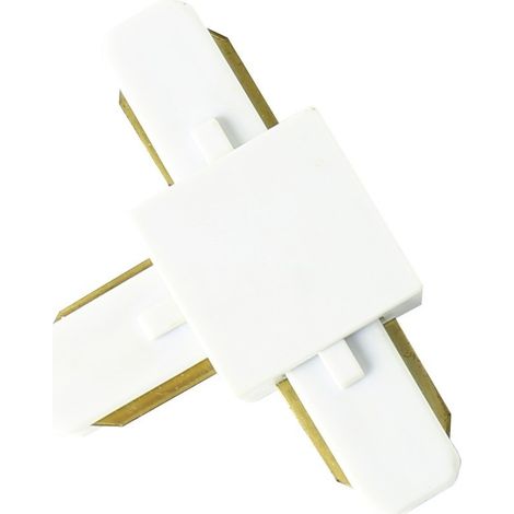 Jandei - Conector tipo T para carril monofásico blanco Carril led y accesorios