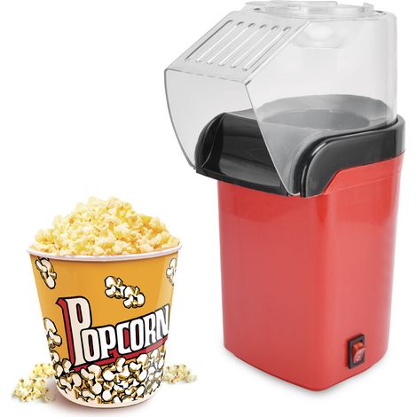 Machine à pop-corn électrique antiadhésive avec base antidérapante en caoutchouc, prise UE 200-240 V (1/5)