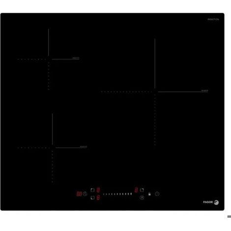 Placa de cocina de inducción negra Fagor 6600 W