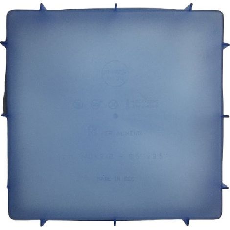 Pavoni stampo quadrato cm 24x24x4 resistente da - 40 ° + 280 °