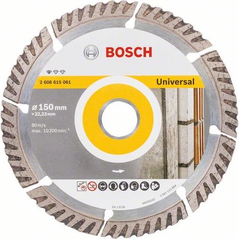Disque diamanté de construction S4U 150 mm, lot de 10 - B 2608615062