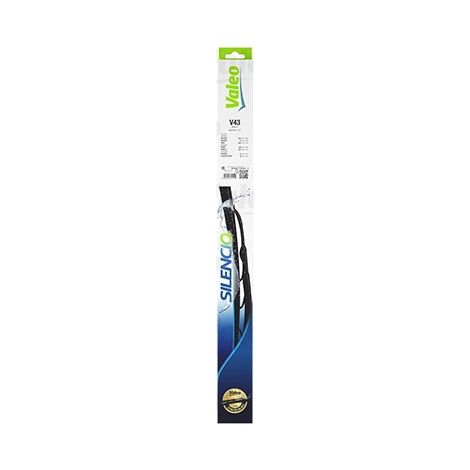 VALEO Balai d'essuie-glace Pièce de Lame d'essuie-glace  Version: Standard avec adaptateur prémonté  Longueur 1: 430mm  Longueur: 430mm 574111 Compatible avec BMW 5 Berline E12, TOYOTA, NISSAN
