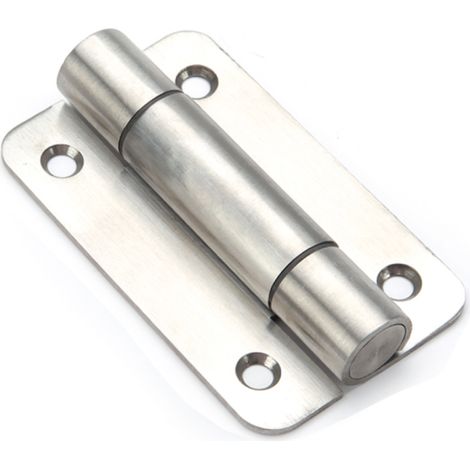 Bisagra sanitaria sin muelle pala redonda inox 90x53mm (1/2)