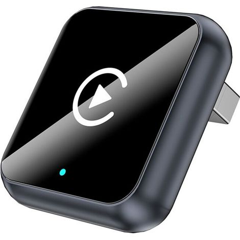 Compatibile con adattatore wireless CarPlay 2 in 1, adattatore smart AI box CarPlay/Android Auto, CarPlay cablato USB a wireless plug-and-play.