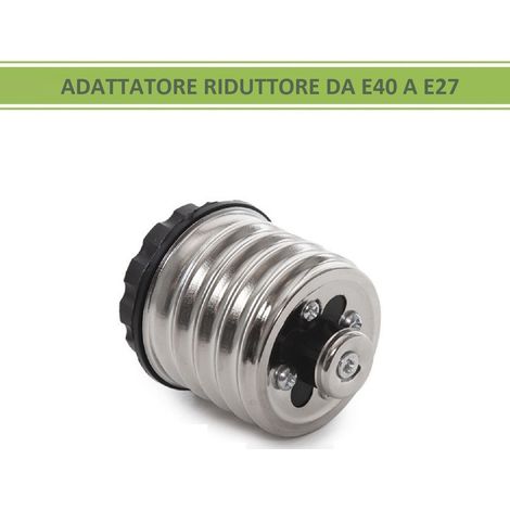 ADATTATORE DA E40 A E27 (1/2)