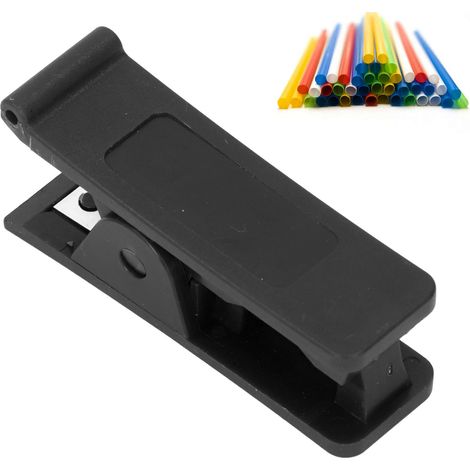 PTFE-Rohrschneider, Schlauchschneider, Präzisionsschneidwerkzeug für Nylon-, PVC- und PU-Rohre und -Schläuche bis zu 3/4 Zoll Außendurchmesser. Schwarz. (1/5)