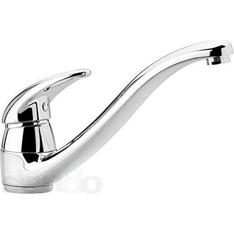 Emmevi Miscelatore da cucina monocomando colore Granito Antracite Anubis