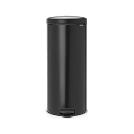 Bidone con Pedale 30 L Nero Opaco - Nuova Icona - Brabantia (1/4)