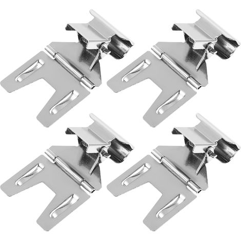 Homoyoyo Lot de 4 pinces métalliques pour étiquettes prix (pain