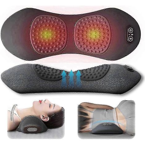 Appareil de massage 3 en 1 haut de gamme pour le dos et la nuque, avec thérapie par la chaleur apaisante, soutien ergonomique de la colonne vertébrale, soulage la sciatique et les tensions musculaires (1/5)