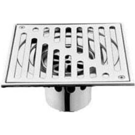 1 pièce Siphon de sol carré, 150x150 mm, acier inoxydable, anti-odeur, évacuation grande capacité, salle de bain cuisine garage sous-sol (1/4)