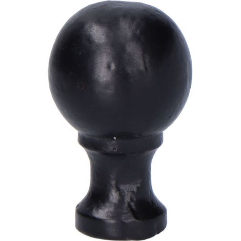 Pomello sferico 18mm H° Nero EDM (1/3)