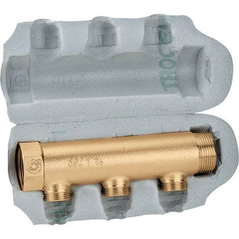 Verteiler mit vorgeformter Isolierung 1" Abzweigungen Caleffi 650622 1" - 2