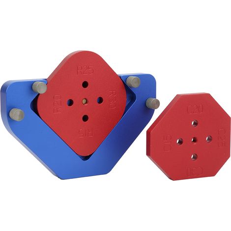 Gabarit de positionnement rapide pour panneaux de bois, outil d'arc de cercle en alliage d'aluminium pour menuiserie (1/5)