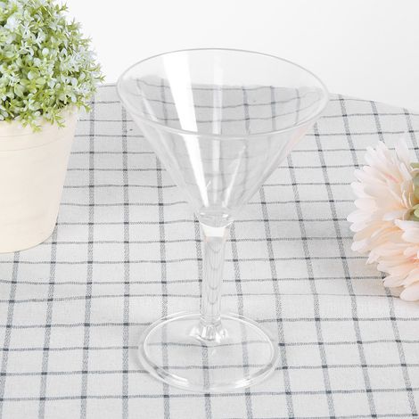 Verre acrylique pour boissons froides, cocktail, champagne, gobelet de bar, lot de 6, 300 ml, transparent (1/5)