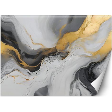 Fototapete Marmor Gold Abstraktion 200x140 cm