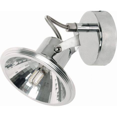 Applique murale Candellux MOON chrome 1xG9 métal 16cm