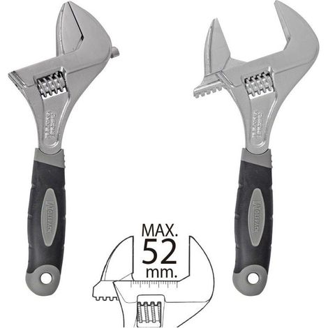 chiave regolabile wolfpack linea profesional acciaio 250 mm (1/2)