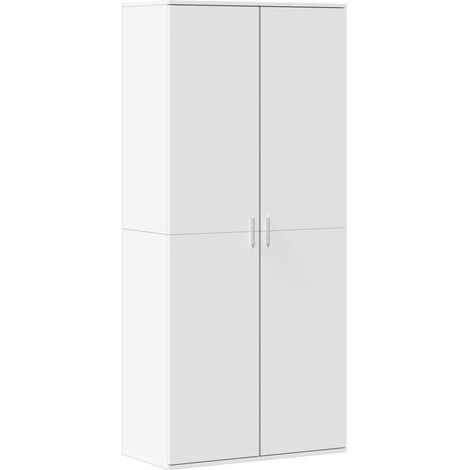 Shoe Cabinet White 80x39x178 cm Engineered Wood vidaXL