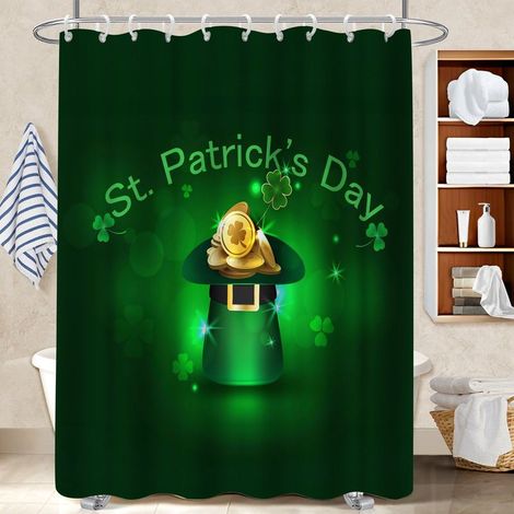 Voile de douche polyester 180x180 artistique bâche polyester douche pour maison secondaire (1/5)