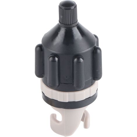 Adaptateur de pompe pour paddleboard, facile à gonfler, étanche et portable, pour paddleboards et bateaux gonflables (noir). (1/5)