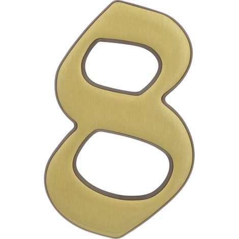 Alpertec Hausnummer 8 Bronze Hausnummern Hausnummerschild