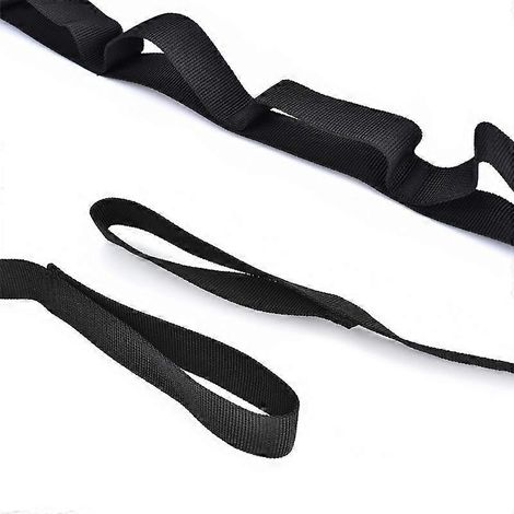Sangle de rangement pour hamac de camping avec 19 boucles fixes, fermeture à boucle, accessoires de suspension d'extérieur neufs (1/4)