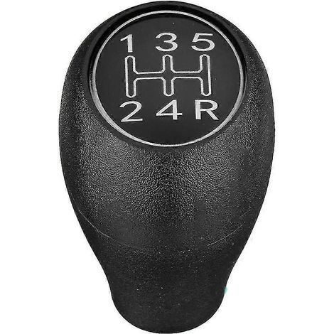 Pommeau de levier de vitesses manuel 5 rapports pour BMW 504, 505, 309 et 205, couleur argent, en ABS. (1/5)