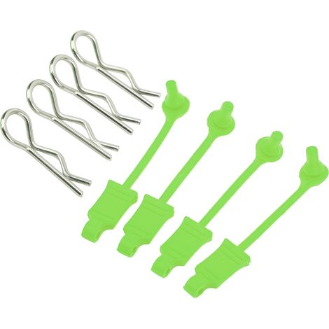 Attaches de carrosserie vertes pour voiture RC Losi Lasernut U4 1/10, pièces détachées de rechange (1/5)