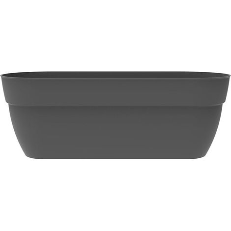 Jardinière basse OSAKA Gris anthracite, 77,3 x 30,7 x 25,9 cm, 38 L - EDA (1/2)